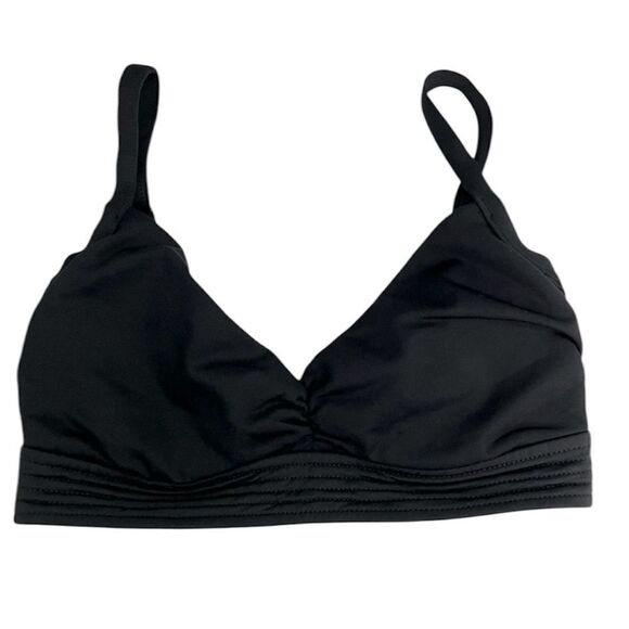 Seafolly NWT Quilted Bralette Bikini Top in Black Size 4 - Picture 7 of 10